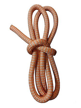 Corda Náutica Laranja com Bege - 8mm