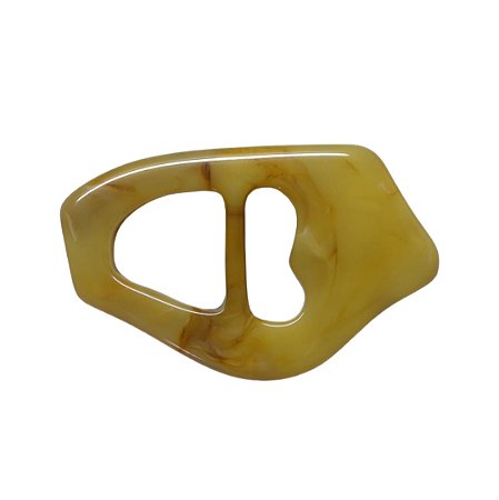 Fivela de Resina – Bege Mescla -