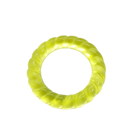 Argola de Resina – Amarelo Translúcido - 4,3cm