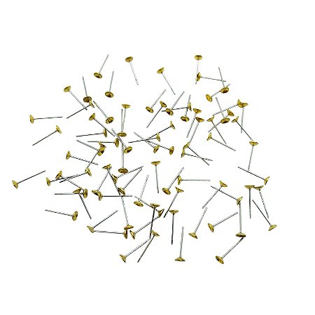 Pino de Brinco para Solda - Aço Inox - 50 Pares