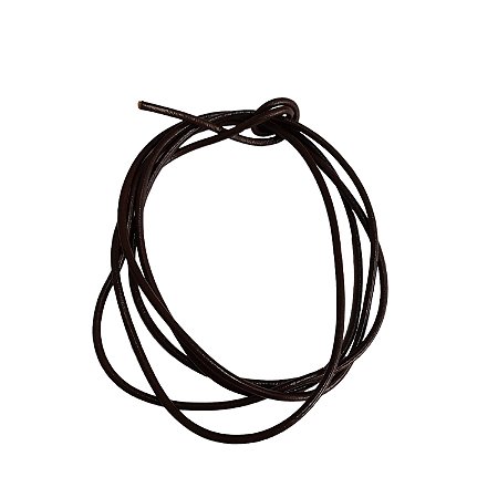 Couro Liso Natural Café  - 3mm Com 90 mts