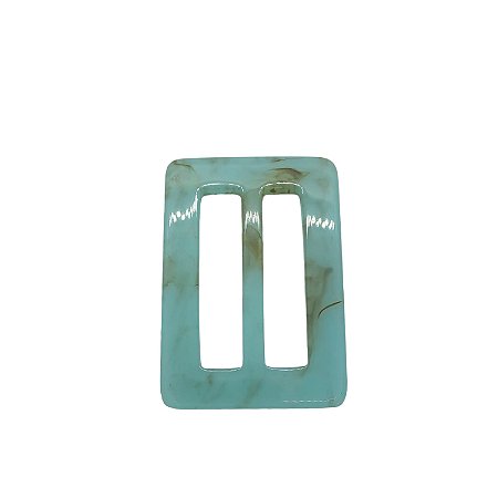 Fivela de Resina - Azul Mescla -