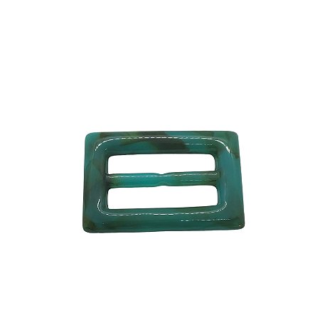 Fivela de Resina - Verde Mescla