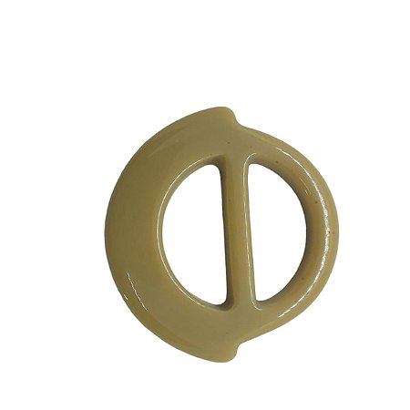 Fivela de Resina - Bege -