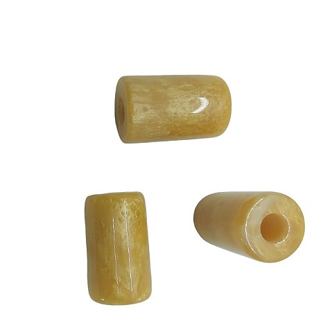 Ponteira de Resina - Caramelo Perolado