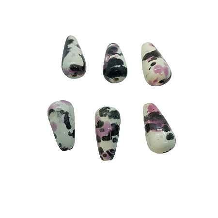 Contas  - Entremeio Gota de Porcelana