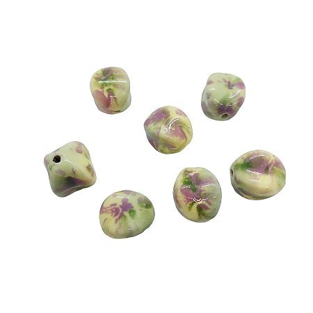 Contas - Entremeio de Porcelana - Pitanga