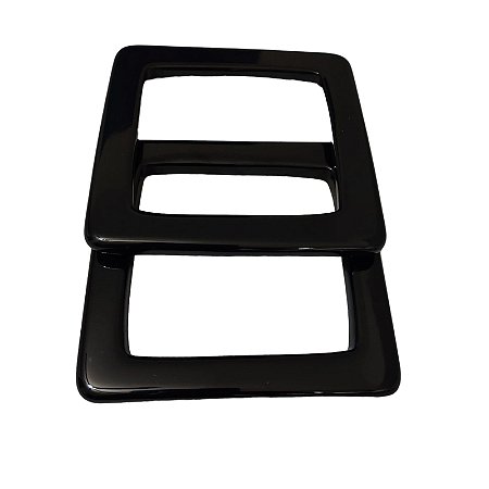 Alça de Resina Para Bolsa - Quadrada - Par