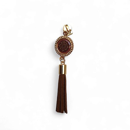 Cursor de Zíper com Tassel - Mandala