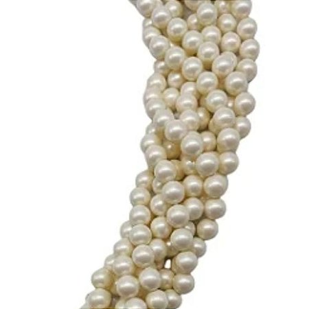 Pérola Shell Furo Passante - 14mm