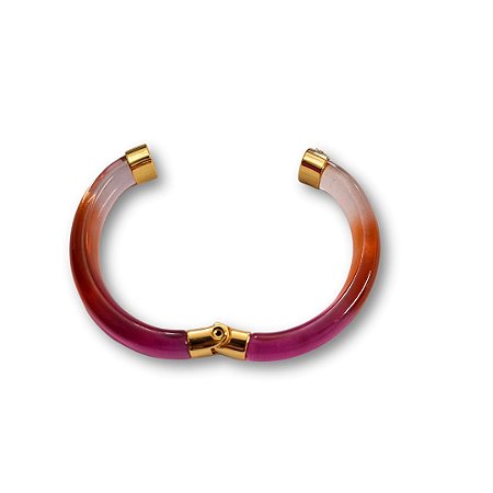 Bracelete com Fecho Imã - Acrílico