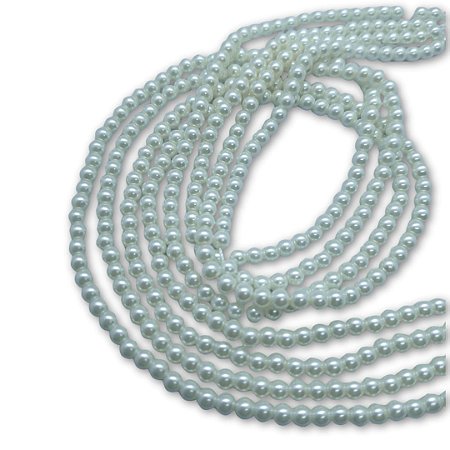 Pérola de Murano - 4mm - Cor Branco