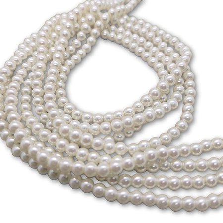 Pérola de Murano - 4mm - Creme