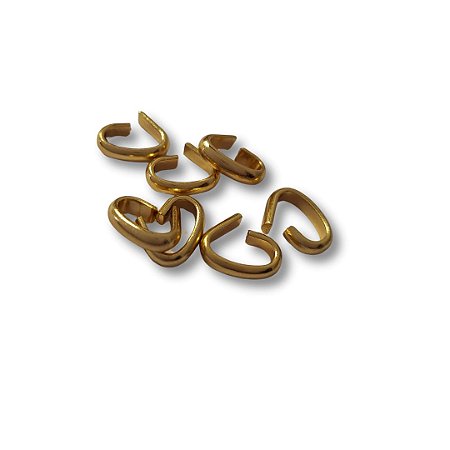 Argola de Metal - Dourada