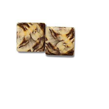 Fivela de Resina Quadrada Dupla