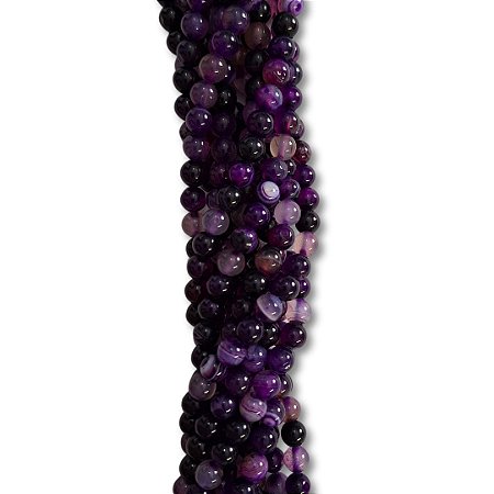 Fio de Pedra Ametista - 8mm