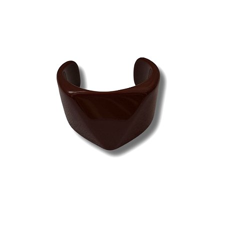 Bracelete de Resina Aberto - Marsala