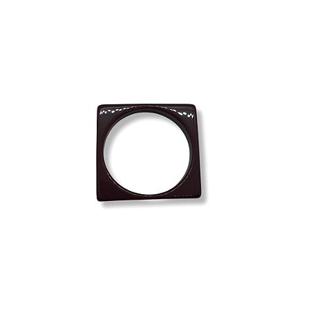 Bracelete de Resina Quadrado - Preto