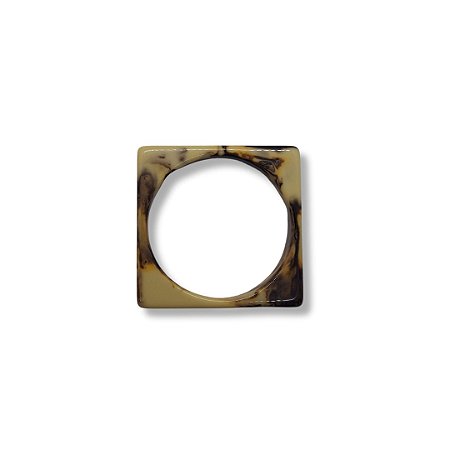 Bracelete de Resina Quadrado - Mescla
