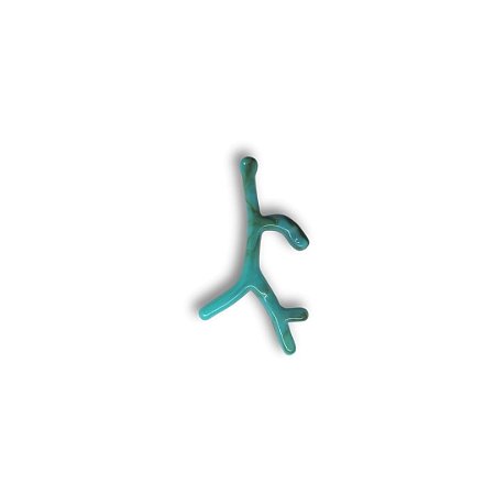 Pingente Galhos De Corais De Resina - Cor Azul Turquesa