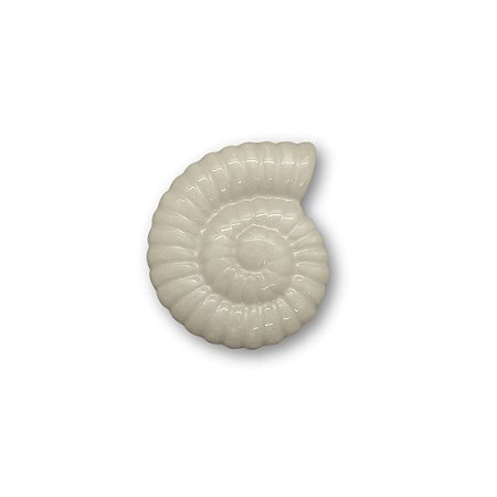 Fivela Caracol De Resina - Cor Off