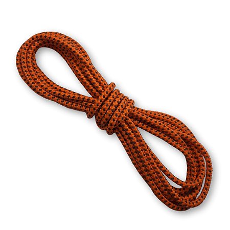 Corda Náutica Laranja com Marrom - 6mm