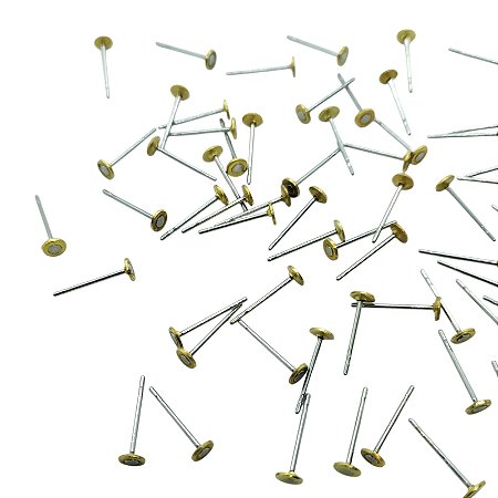 Pino de Brinco Aço Inox para Solda - 20 pares