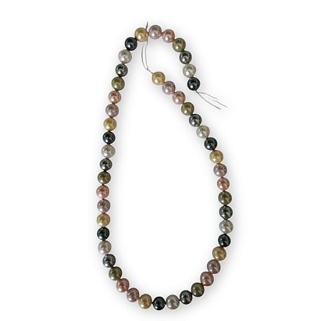 Pérola Shell - Furo Passante 8mm Cores Sortidas