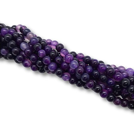 Fio de Pedra Ametista - 6mm