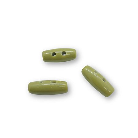 Botão de Resina - Verde Militar