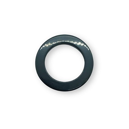 Argola de Resina - Cor Preta