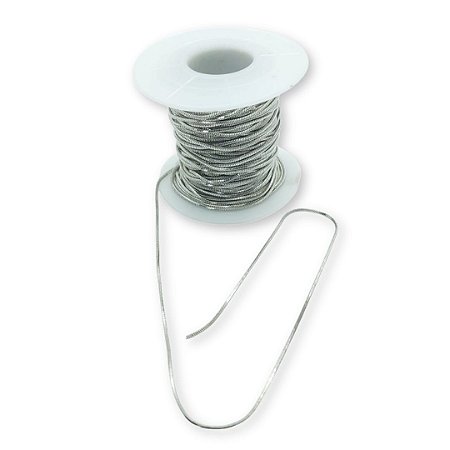 Corrente Rabo de Rato Quadrada - 1,2mm - Níquel - Metro
