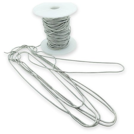 Corrente Rabo de Rato Redonda - 1,9mm - Níquel - Metro