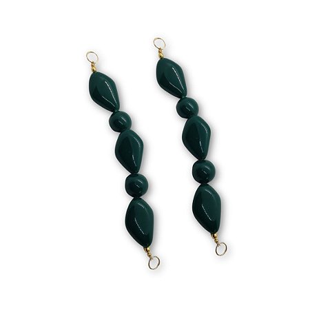 Alça de Resina Para Biquínis Vestidos Maios - Cor Verde