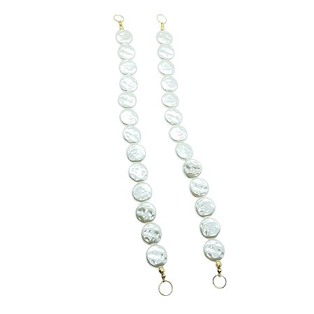 Alças de Pérolas Barroca em ABS