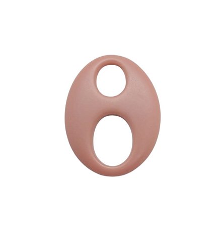 Fivela de Resina - Rosa Quartzo - Fosco