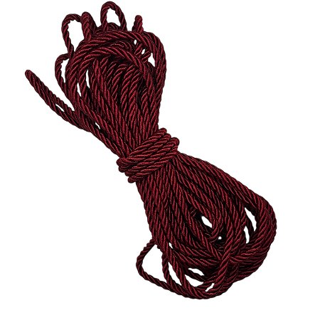 Cordão São Francisco 6mm - Cor Vinho