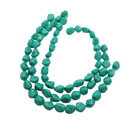 Fio de Pedra Howlita Verde - 10mm