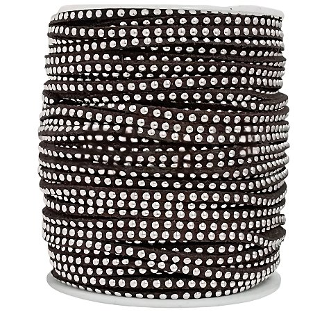 Camurça Marrom Café 2,7mm Com Spike Níquel - 45 metros