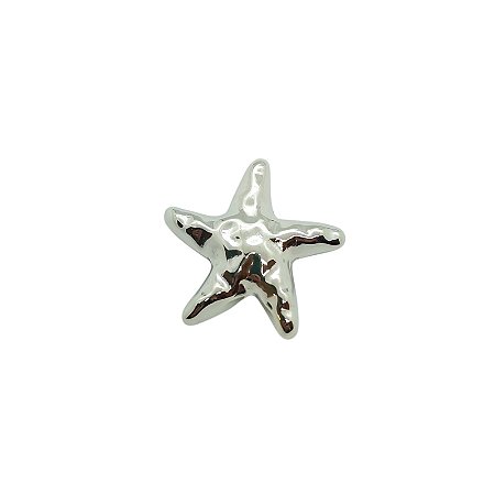 Entremeio Estrela - Níquel - 3,5cm