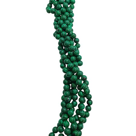 Pedra Natural Malaquita - Tamanho 8mm