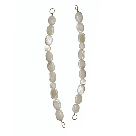 Alça de Madrepérola Natural Oval