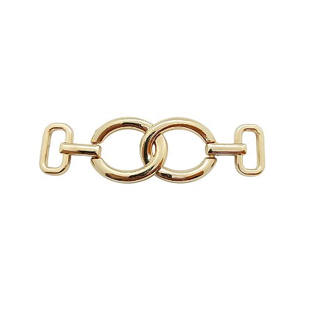 Entremeio Liaison - Metal 7cm x 2,1cm Dourado