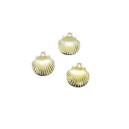 Pingente Concha Dourada