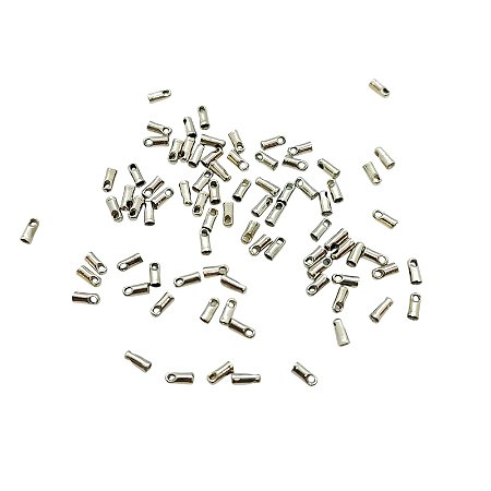 Terminal Para Corrente Rabo de Rato 1,2mm - Níquel - Pacote com 100 pçs