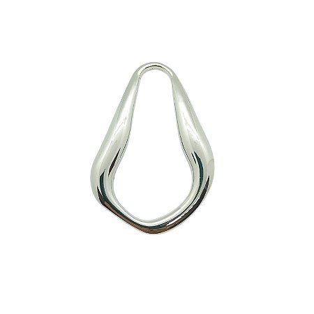 Entremeio Orgânico Eclat - metal 6,5cm x 4,5cm Níquel