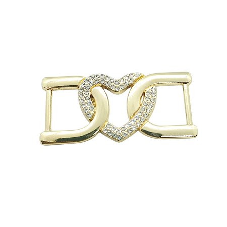 Entremeio Orgânico Amare - metal 6,2cm x 2,8cm Dourado