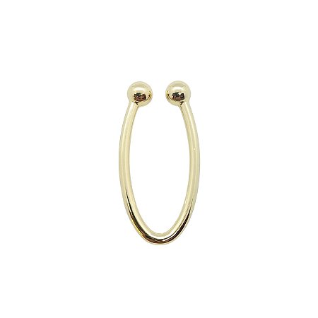 Entremeio Orgânico Lys d’Or - metal 4,4cm x 2,2cm Dourado