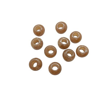 Entremeio Boia de Resina - Marrom Translúcido