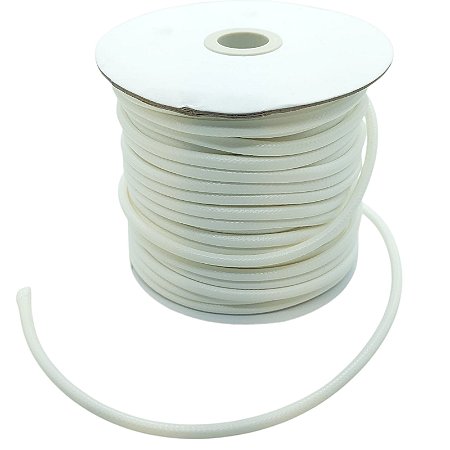 Cordão Coreano Encerado 5mm Cor Off - 30 metros